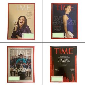 Lot Of 4 Time Magazines Mixed Dates 2019 2020 Alex Morgan Julia Louis-Dreyfus